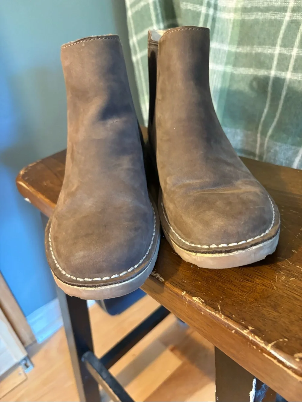 L.L. Bean Stonington Brown Chelsea-Style Leather Ankle Boots